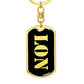 Lon v2 - Luxury Dog Tag Keychain