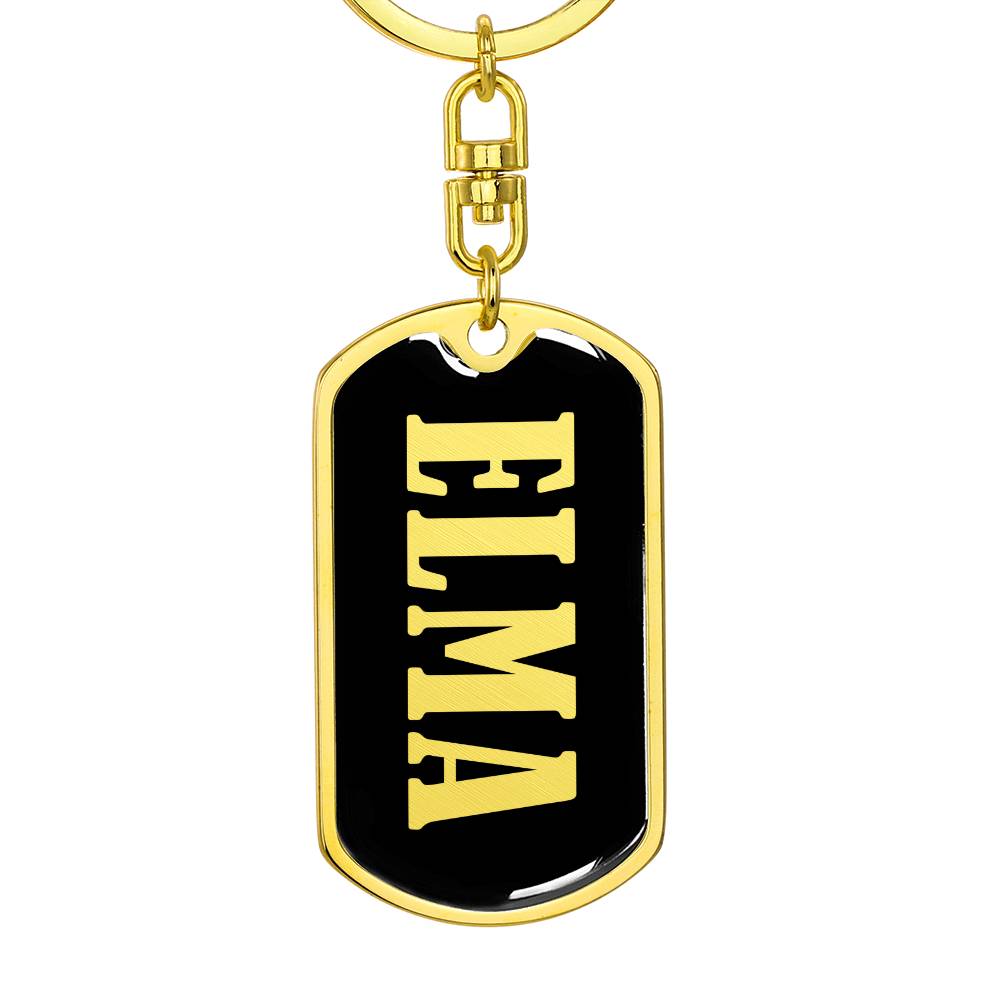 Elma v02 - Luxury Dog Tag Keychain