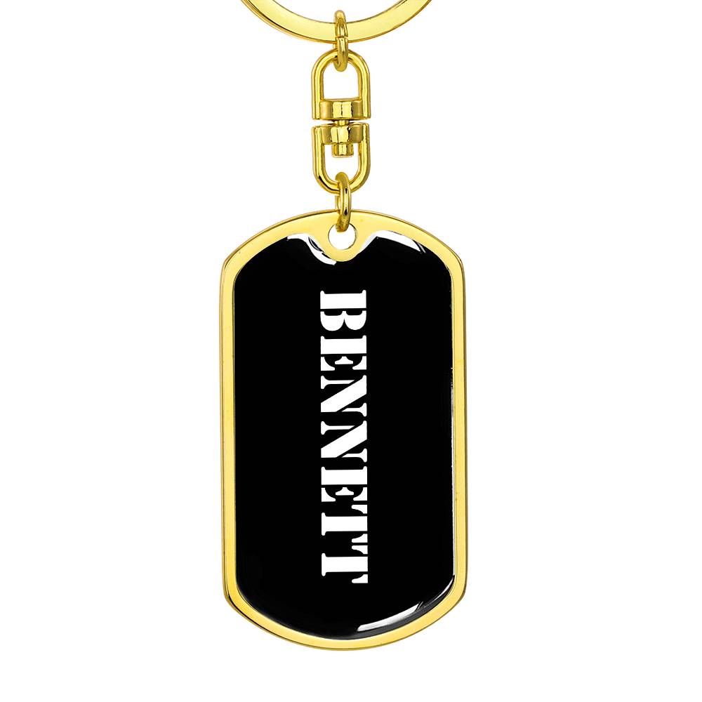 Bennett v3 - Luxury Dog Tag Keychain