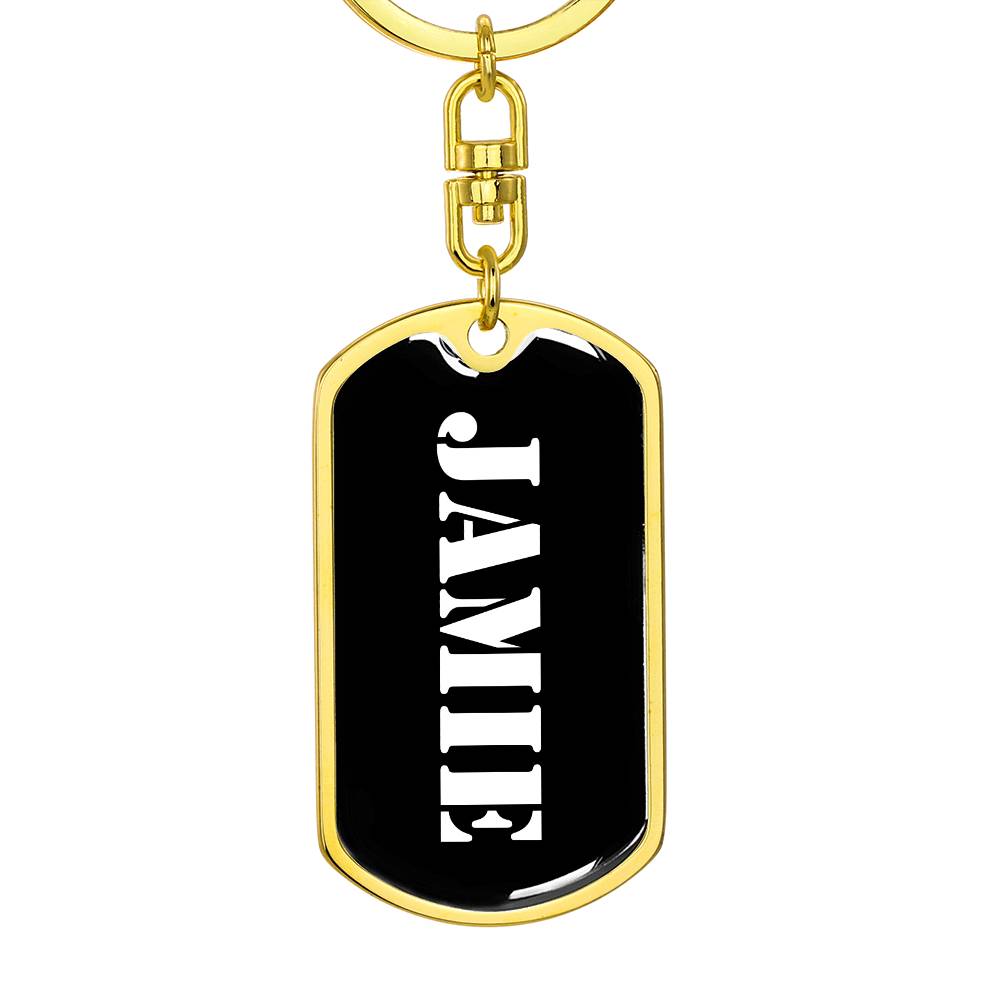 Jamie v2 - Luxury Dog Tag Keychain