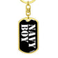 Navy Boy v3 - Luxury Dog Tag Keychain