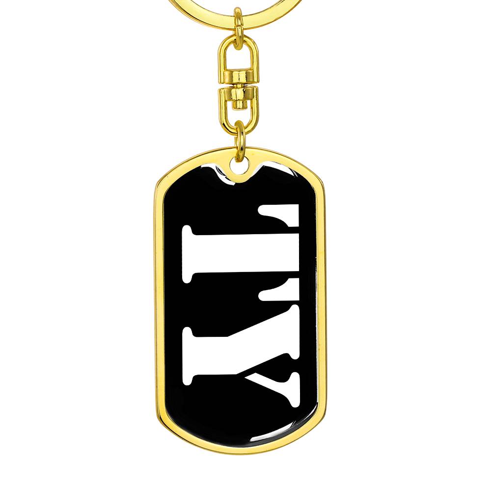 Ty v3 - Luxury Dog Tag Keychain