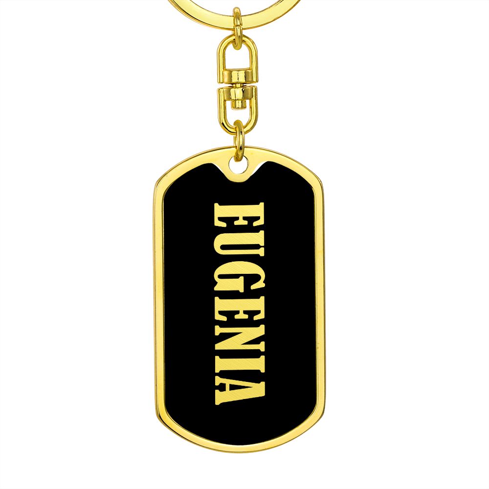 Eugenia v02 - Luxury Dog Tag Keychain