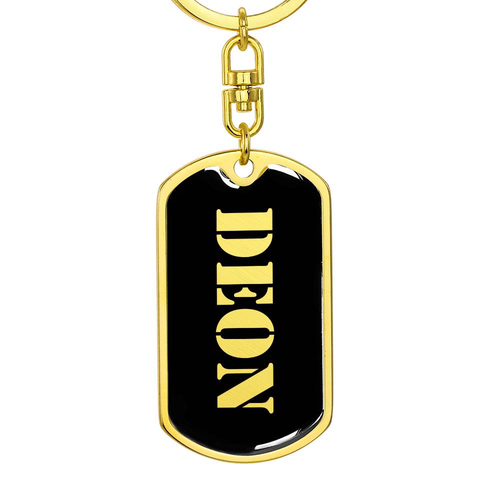 Deon v2 - Luxury Dog Tag Keychain