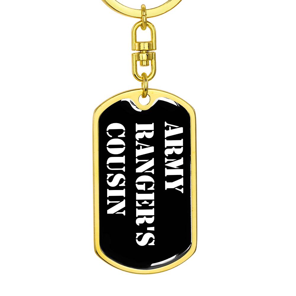 Army Ranger's Cousin v3 - Luxury Dog Tag Keychain