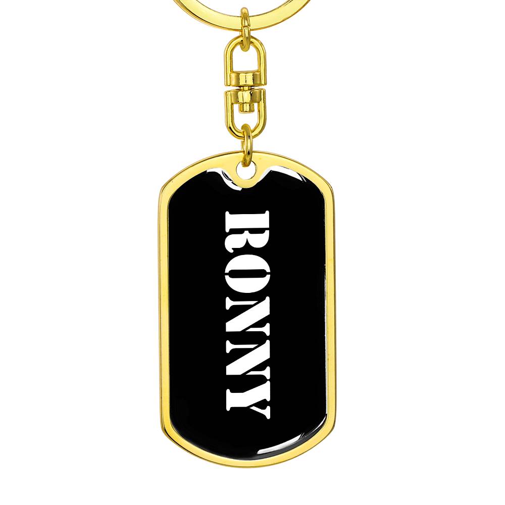 Ronny v3 - Luxury Dog Tag Keychain