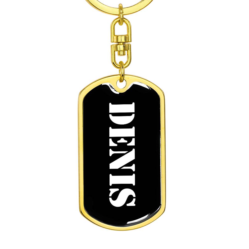 Denis v2 - Luxury Dog Tag Keychain