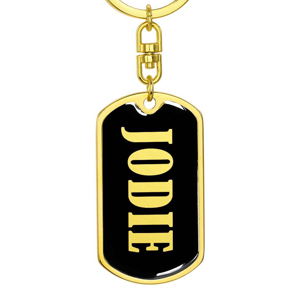 Jodie v02 - Luxury Dog Tag Keychain