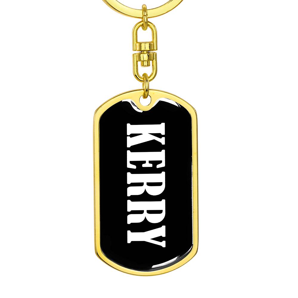 Kerry v03 - Luxury Dog Tag Keychain