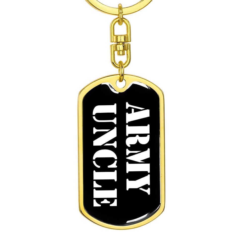 Army Uncle v3 - Luxury Dog Tag Keychain