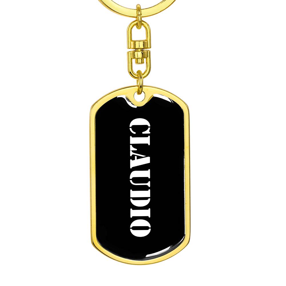 Claudio v3 - Luxury Dog Tag Keychain