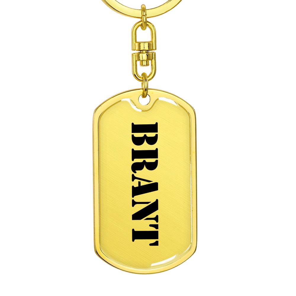 Brant - Luxury Dog Tag Keychain
