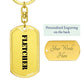 Fletcher - Luxury Dog Tag Keychain