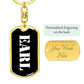 Earl v2 - Luxury Dog Tag Keychain