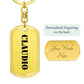 Claudio - Luxury Dog Tag Keychain