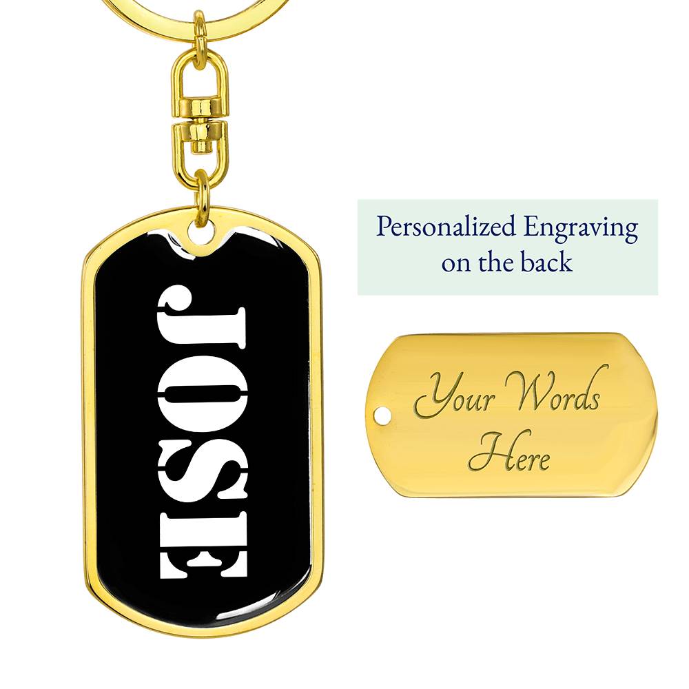 Jose v2 - Luxury Dog Tag Keychain