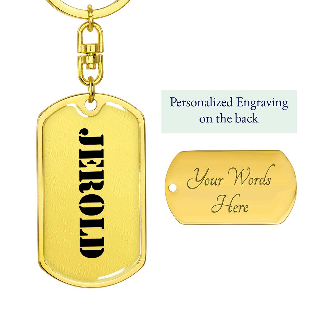 Jerold - Luxury Dog Tag Keychain