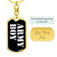 Army Boy v3 - Luxury Dog Tag Keychain