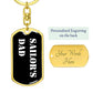 Sailor's Dad v3 - Luxury Dog Tag Keychain