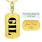 Gil - Luxury Dog Tag Keychain