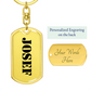 Josef - Luxury Dog Tag Keychain
