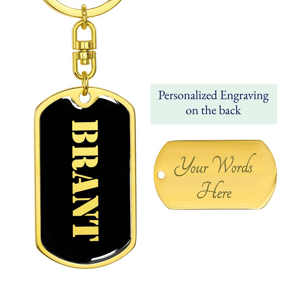 Brant v2 - Luxury Dog Tag Keychain