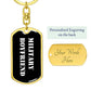 Military Boyfriend v3 - Luxury Dog Tag Keychain