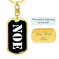 Noe v3 - Luxury Dog Tag Keychain