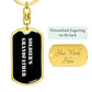 Soldier's Grandfather v3 - Luxury Dog Tag Keychain