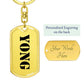 Yong - Luxury Dog Tag Keychain