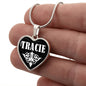Tracie v03 - Heart Pendant Luxury Necklace