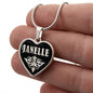 Janelle v02 - Heart Pendant Luxury Necklace