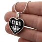 Cara v03 - Heart Pendant Luxury Necklace