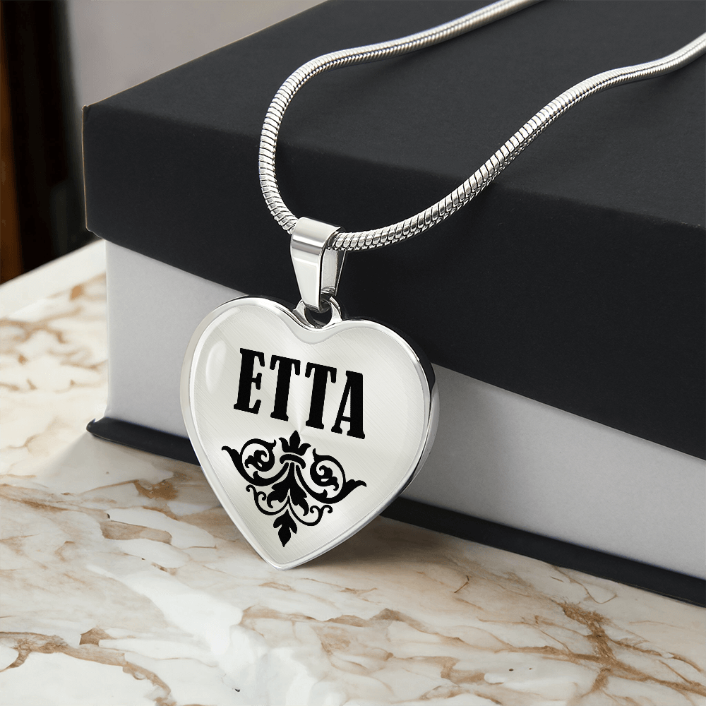 Etta v01 - Heart Pendant Luxury Necklace