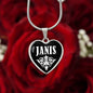 Janis v03 - Heart Pendant Luxury Necklace