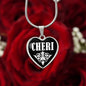 Cheri v03 - Heart Pendant Luxury Necklace