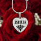 Estella v01 - Heart Pendant Luxury Necklace