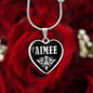 Aimee v02 - Heart Pendant Luxury Necklace