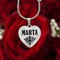 Marta v01 - Heart Pendant Luxury Necklace