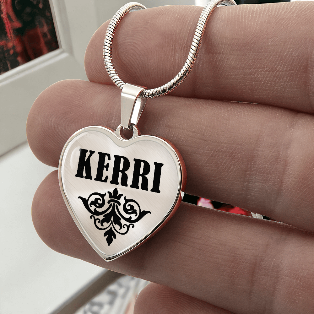 Kerri v01 - Heart Pendant Luxury Necklace