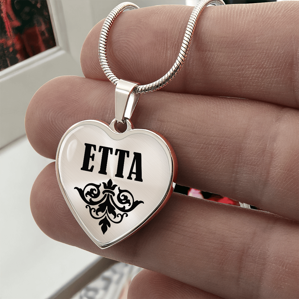 Etta v01 - Heart Pendant Luxury Necklace