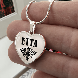 Etta v01 - Heart Pendant Luxury Necklace