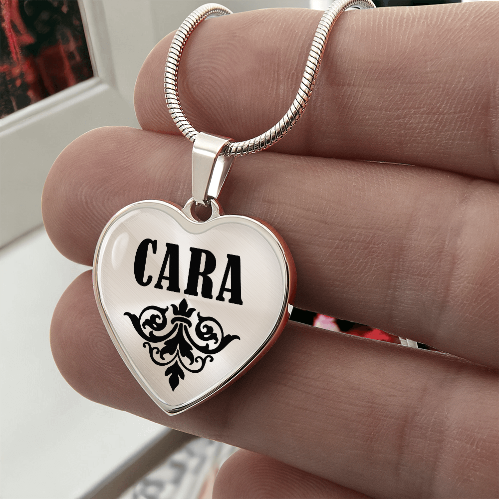 Cara v01 - Heart Pendant Luxury Necklace