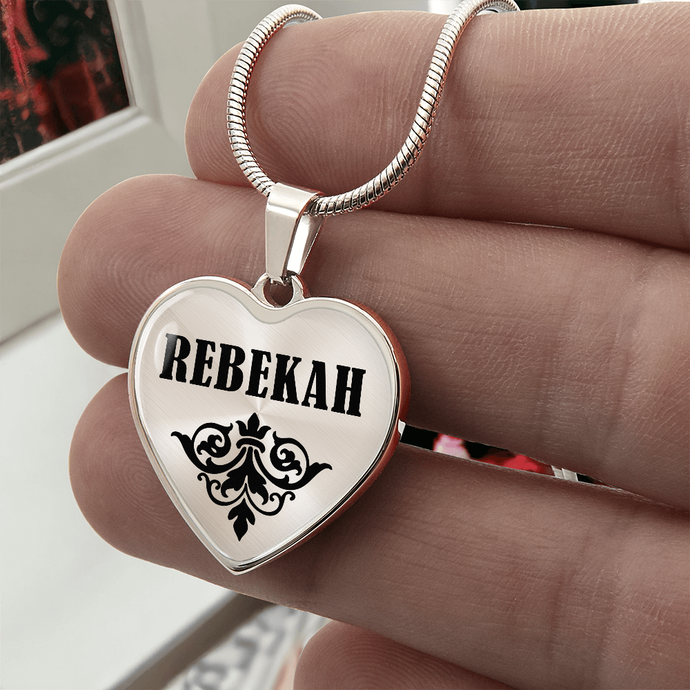 Rebekah v01 - Heart Pendant Luxury Necklace