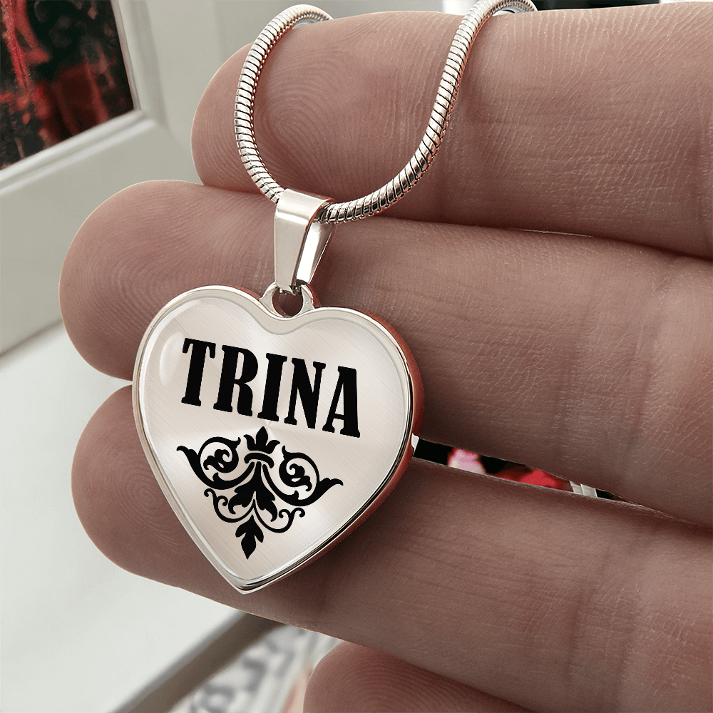 Trina v01 - Heart Pendant Luxury Necklace