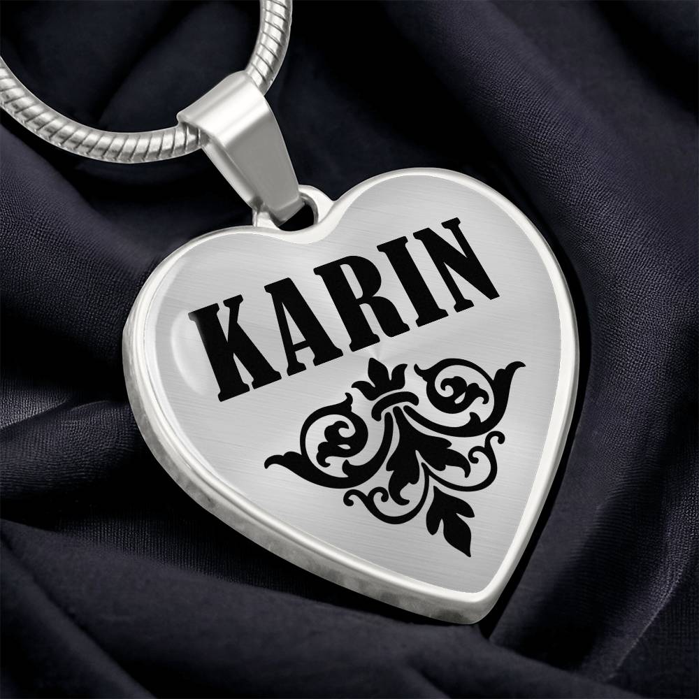 Karin v01 - Heart Pendant Luxury Necklace
