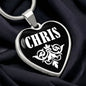 Chris v03 - Heart Pendant Luxury Necklace