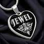 Jewel v02 - Heart Pendant Luxury Necklace