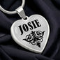 Josie v01 - Heart Pendant Luxury Necklace