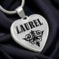 Laurel v01 - Heart Pendant Luxury Necklace